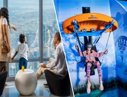 Combo (Save 17%): Burj Khalifa At the Top with Meal at The Cafe + VR Park Tickets